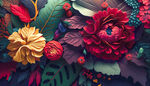 鲜花背景CG鲜花BANNER