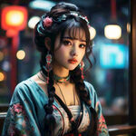 赛博美女
