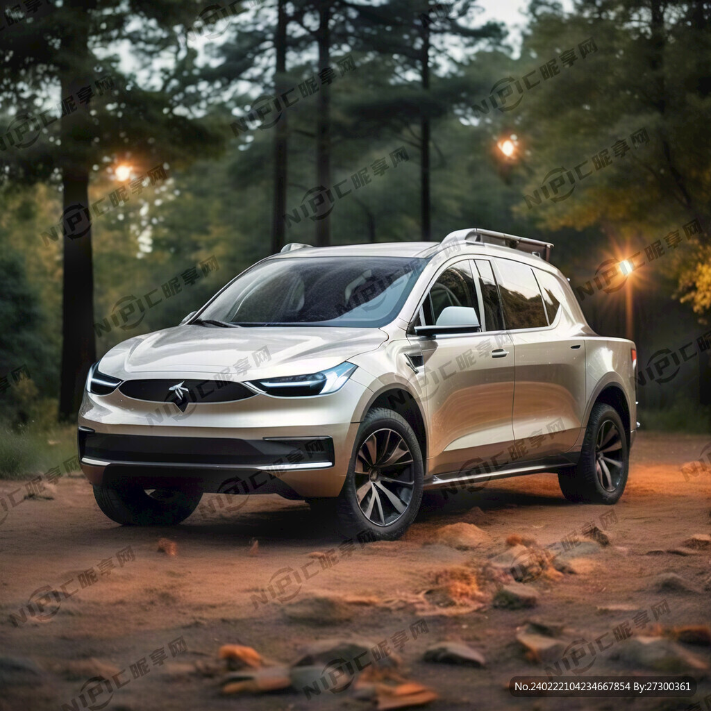 特斯拉皮卡 户外露营