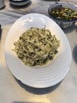 茴香苗拌煎饼