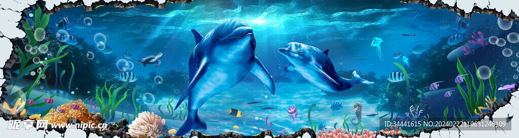 3D 海豚