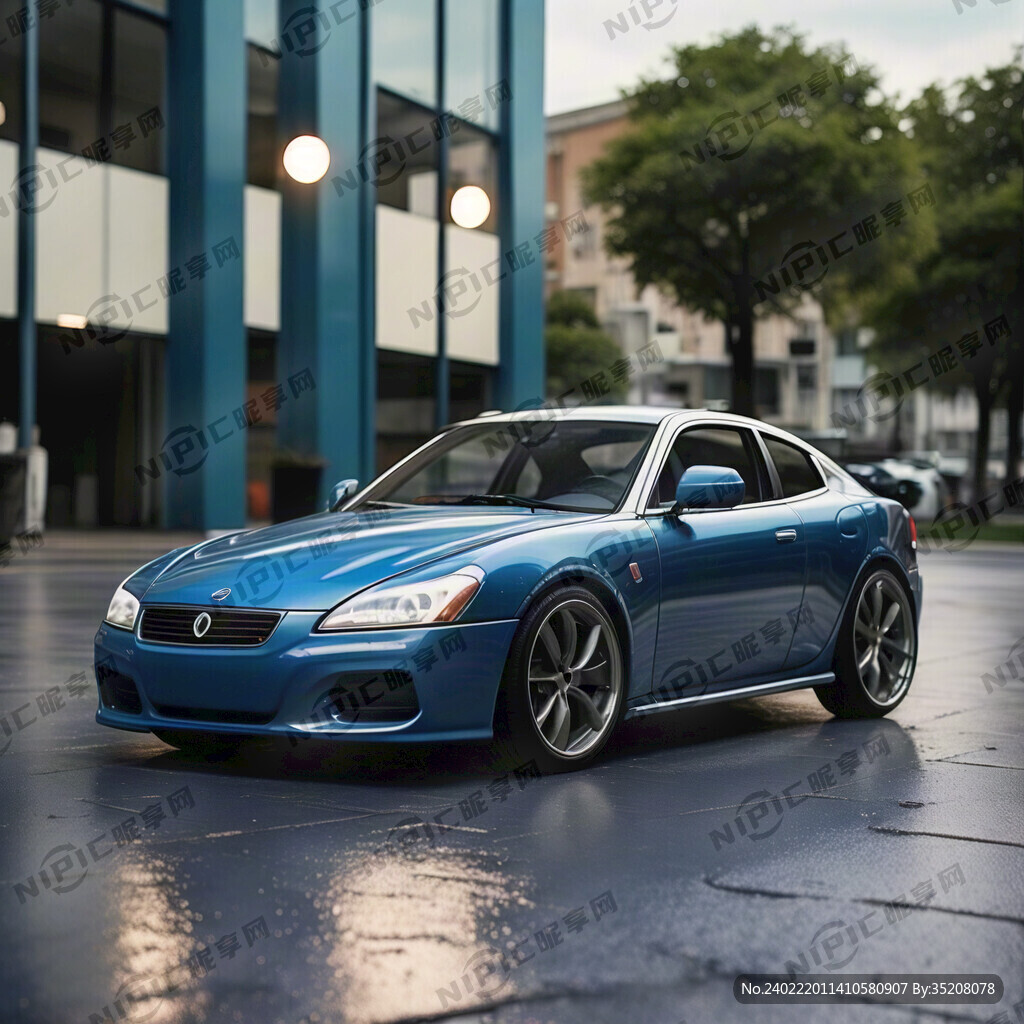 简约显微蓝色地面