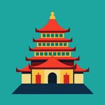 中国风古建筑插图