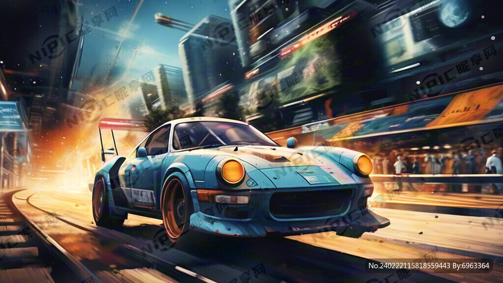 科技感 太空 赛道