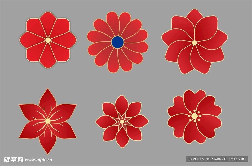 手绘花