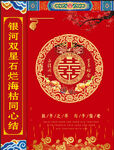 结婚门对联