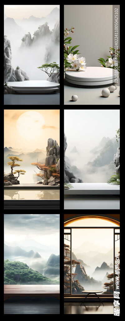 通用电商传统中国风中式背景