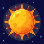 太空视角的太阳