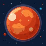 太空视角的火星