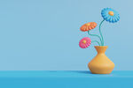 鲜花背景CG鲜花BANNER图