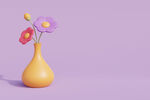 鲜花背景CG鲜花BANNER图