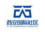 西安国际社区 LOGO 标志