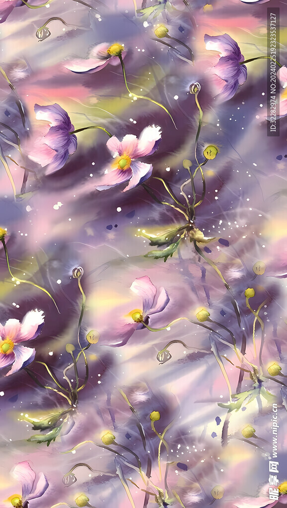 手绘花