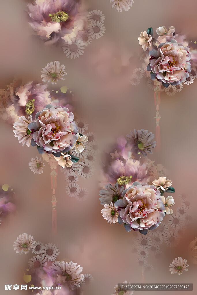 手绘花