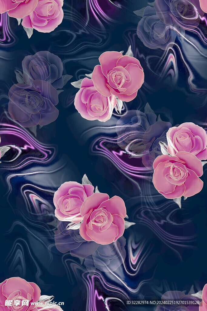 手绘花
