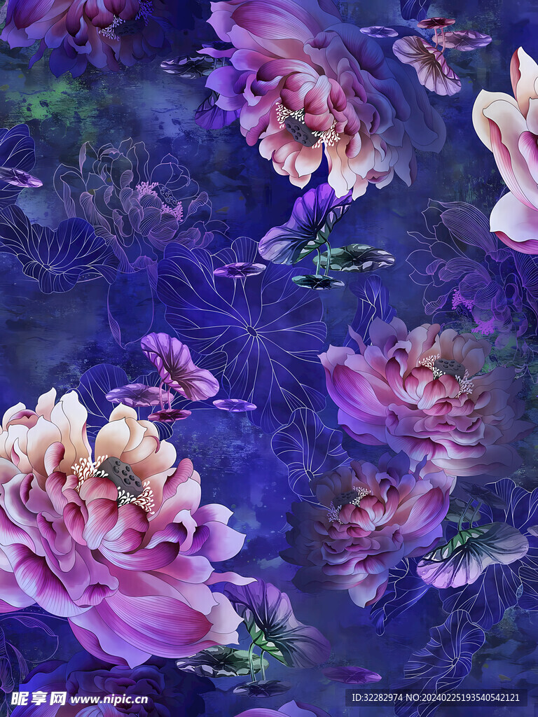 手绘花