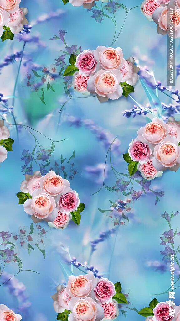 手绘花
