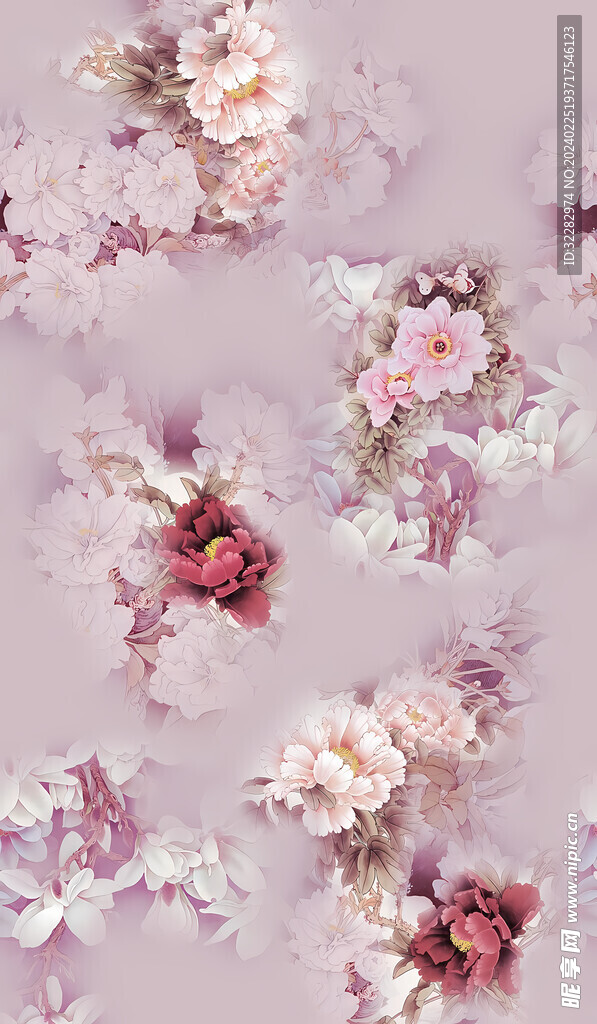 手绘花