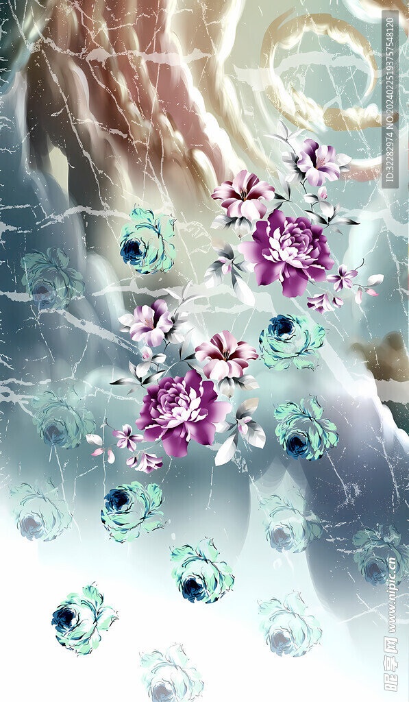 定位花
