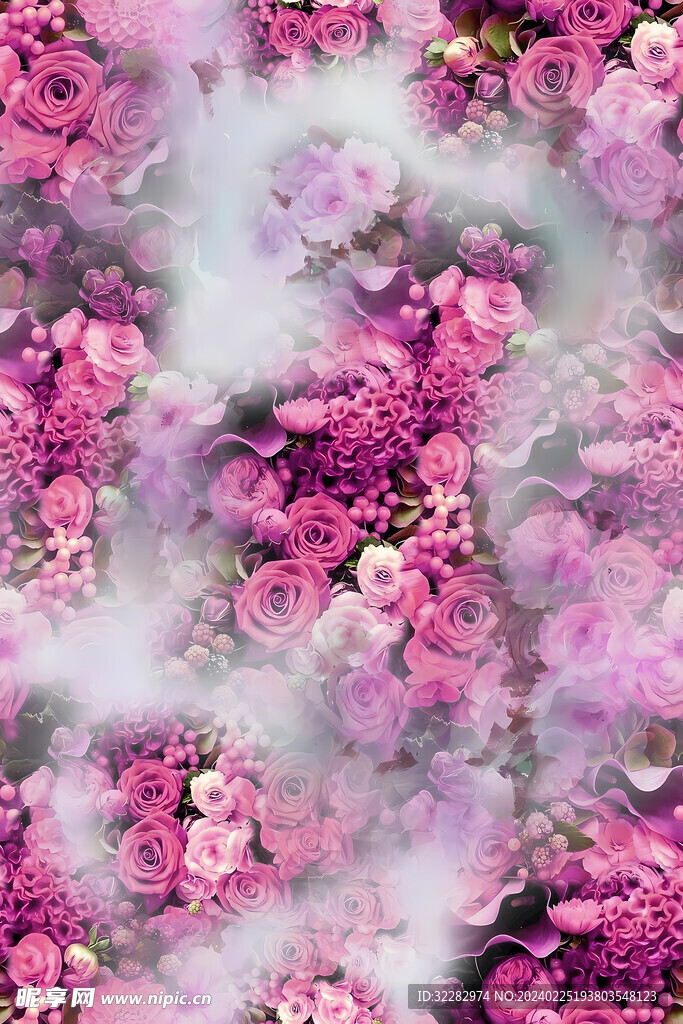 手绘花