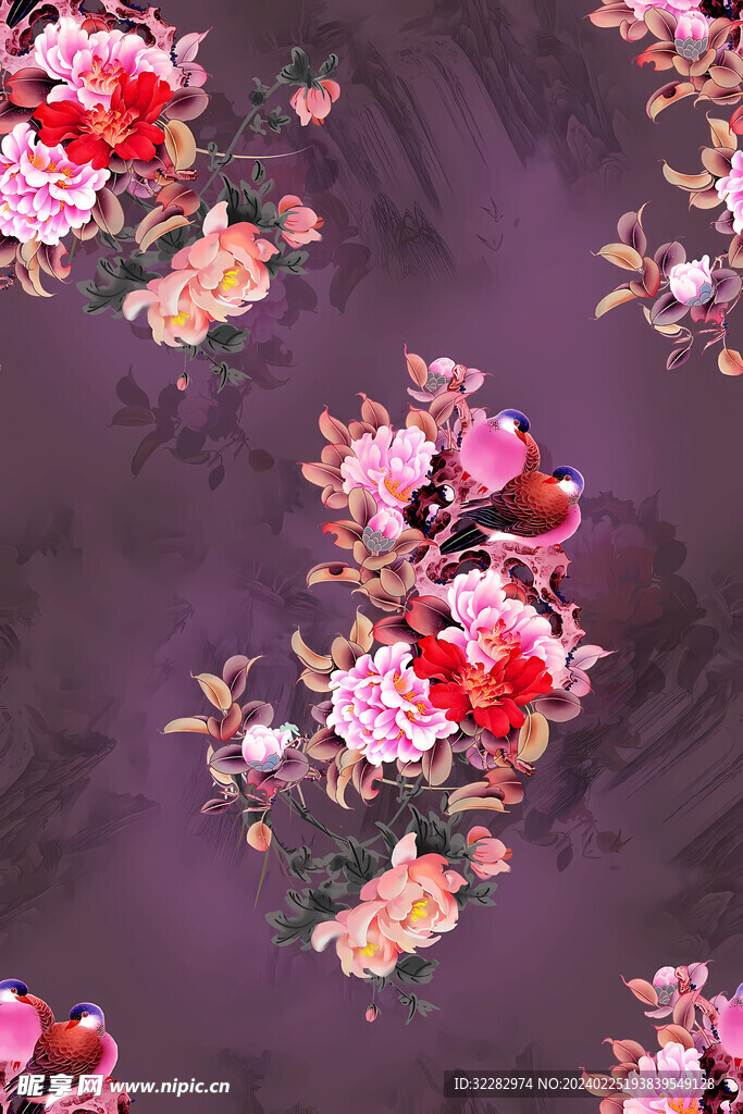 手绘花