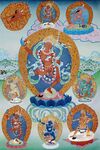 伽马嘎举 唐卡佛像