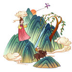 清明节素材          