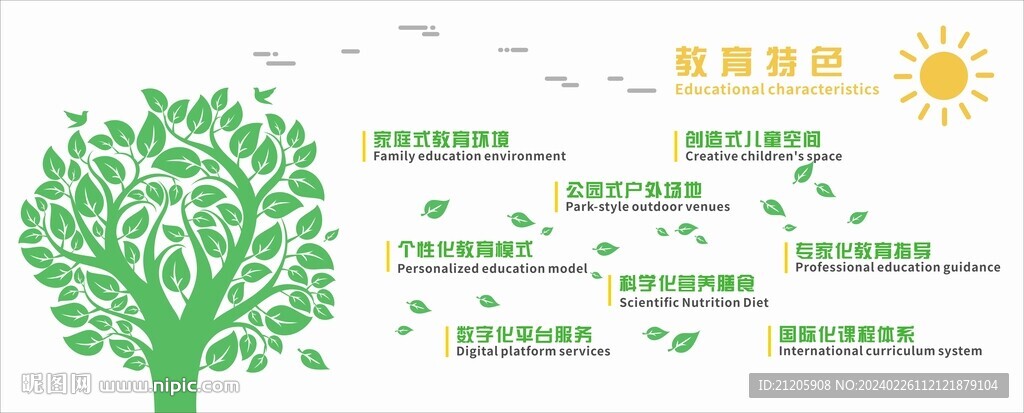 绿色文化墙