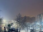 西安雪景图
