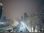 西安雪景图