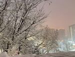 西安雪景图