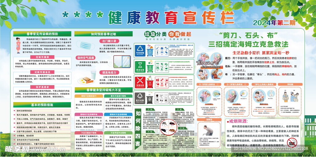 健康教育宣传栏