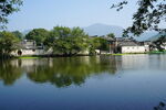 黄山宏村南湖景色