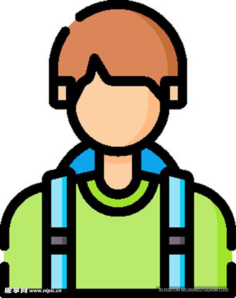 学校教育图标         