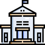 学校教育图标         
