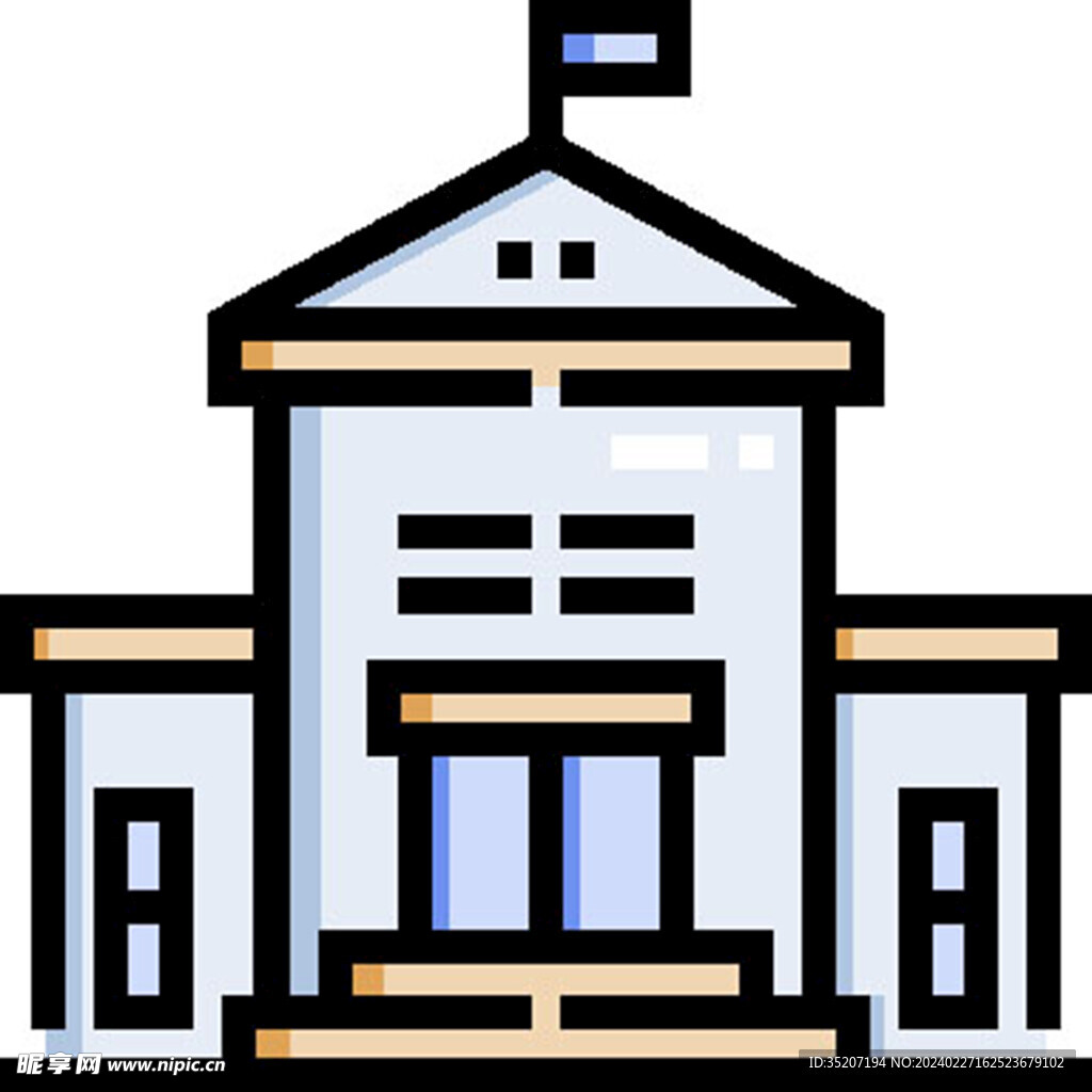 学校教育图标         
