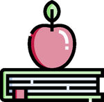 学校教育图标         