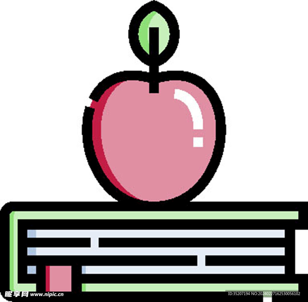 学校教育图标         