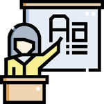 学校教育图标         
