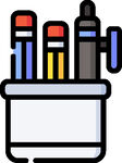 学校教育图标         