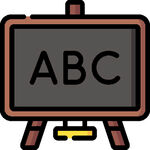 学校教育图标         