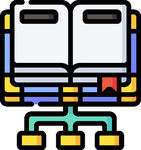 学校教育图标         