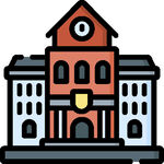 学校教育图标         