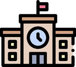 学校教育图标         