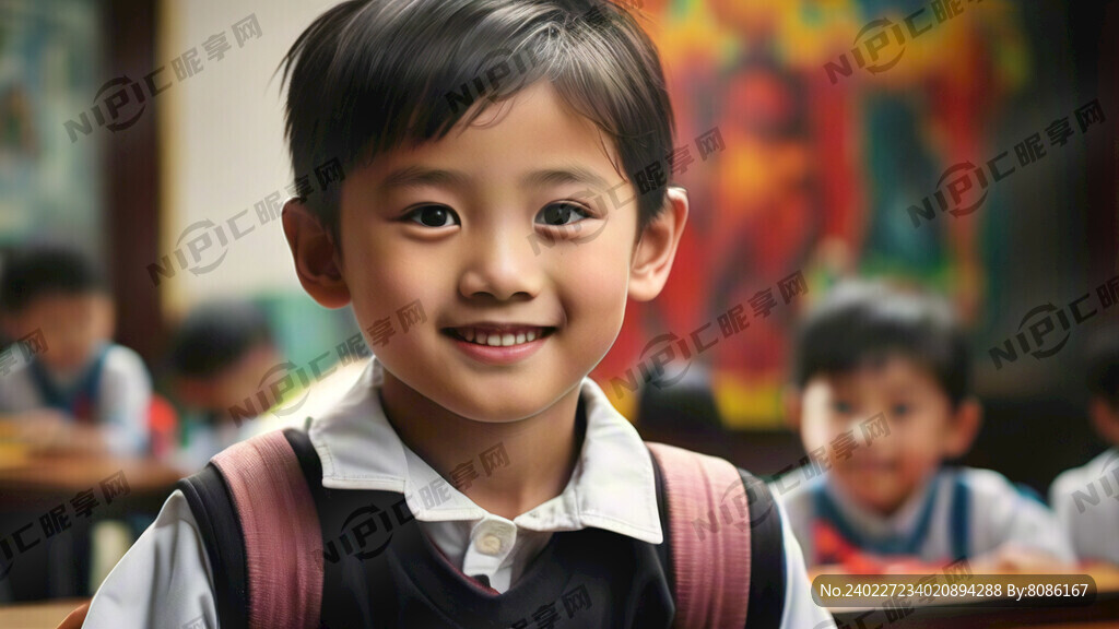 小学生与小学老师