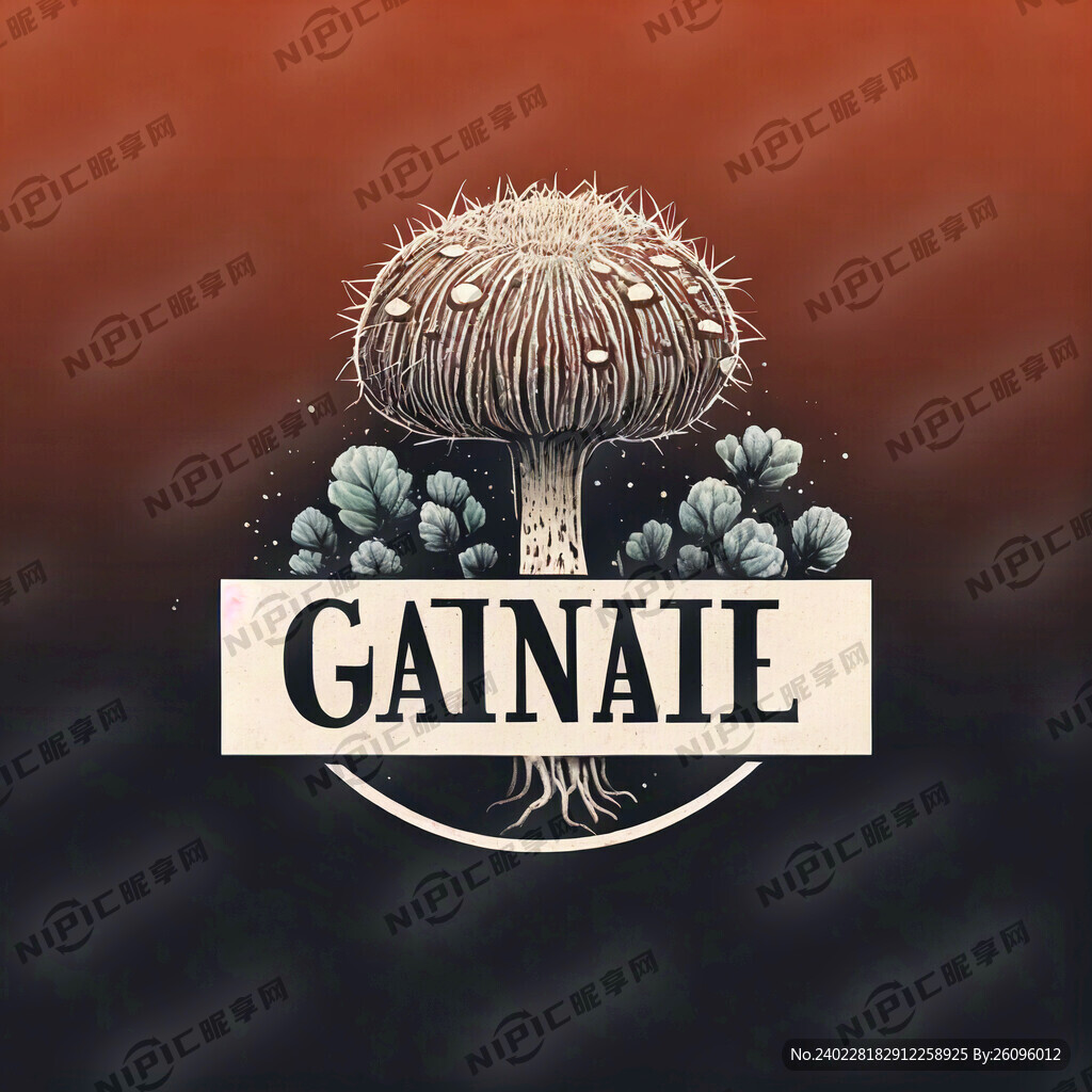 包含仙人球三个字的简笔画的标志