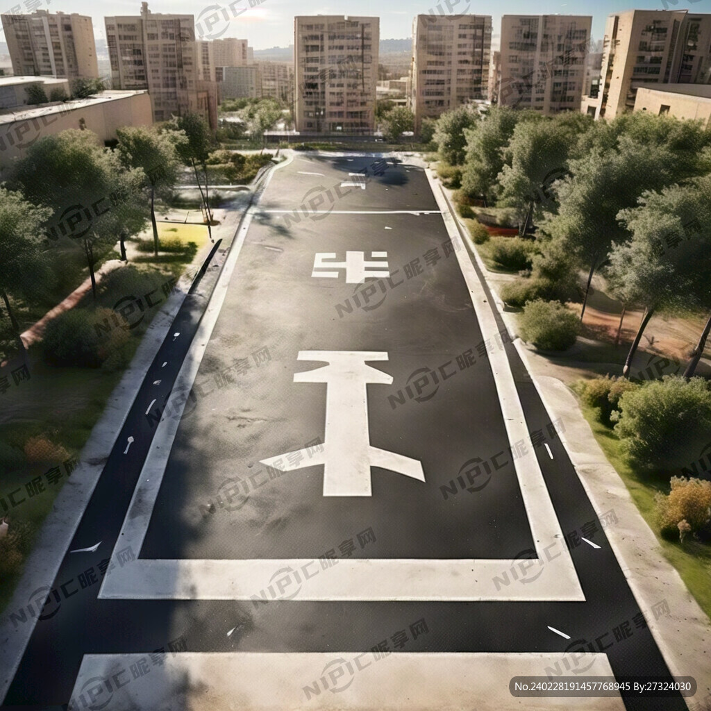 空的停车场效果图 长28米