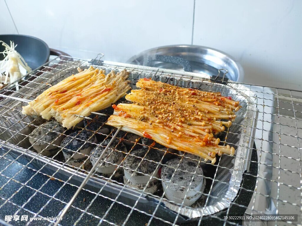 烤金针菇