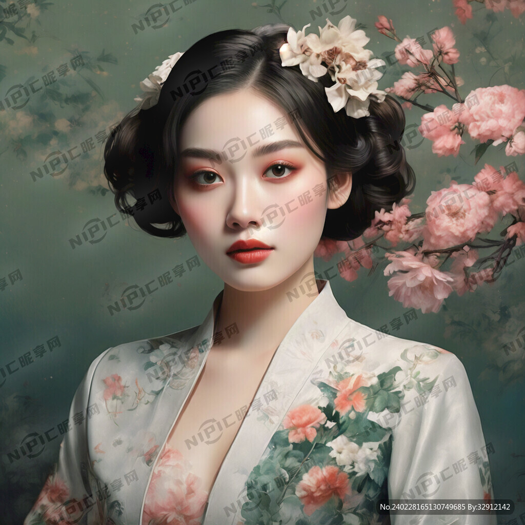 三八女节美妆国风