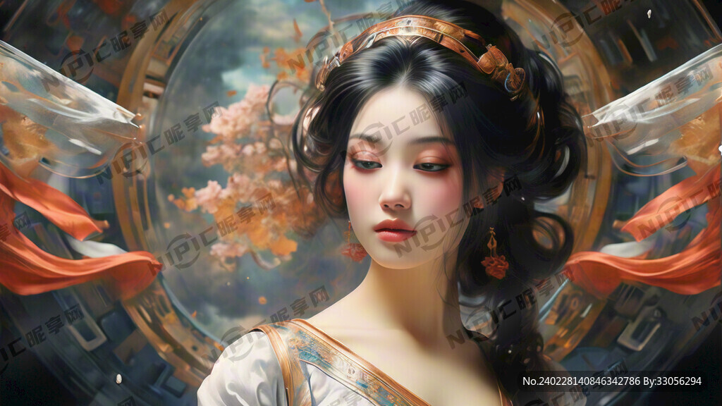 飞天古典美女